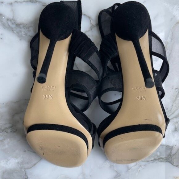 GUCCI - RUNWAY sandals NEW ! Sz 8.5 - Picture 8 of 9